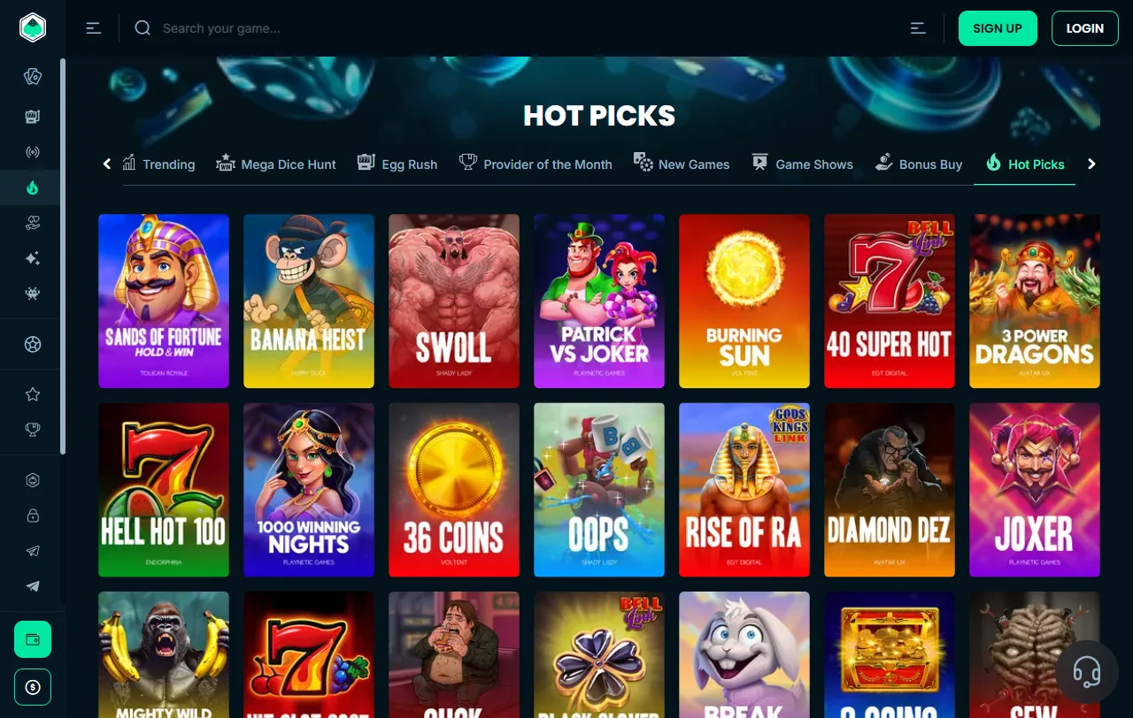 Bonificación de bienvenida y promociones en MegaDice Casino México