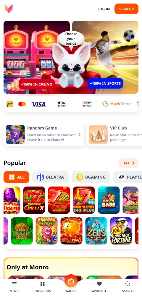 Monro Casino México accesible en dispositivos móviles con aplicación nativa iOS/Android optimizada