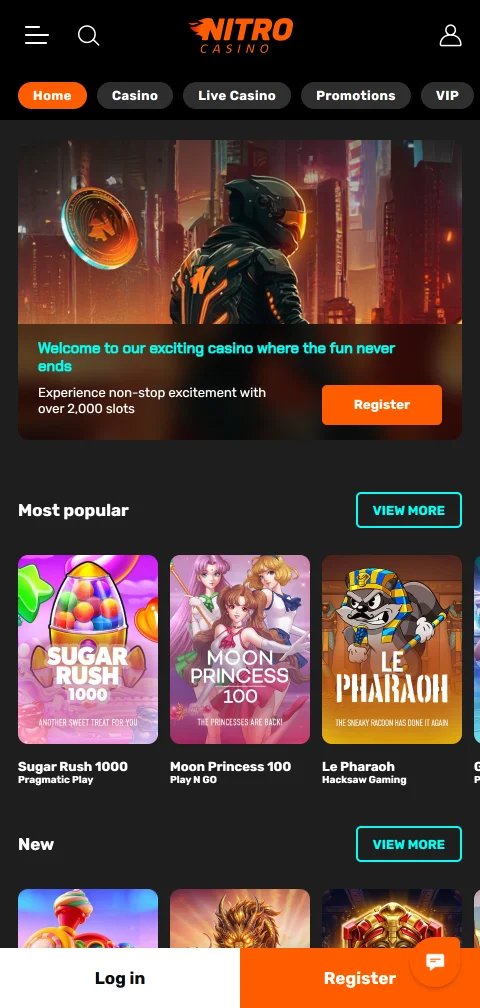 Acceso móvil a Nitro Casino México mediante navegador optimizado sin aplicación dedicada requerida