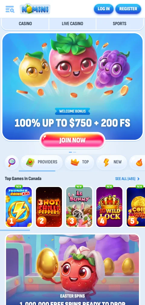 Nomini Casino México en dispositivos móviles — experiencia de juego optimizada para Android e iOS