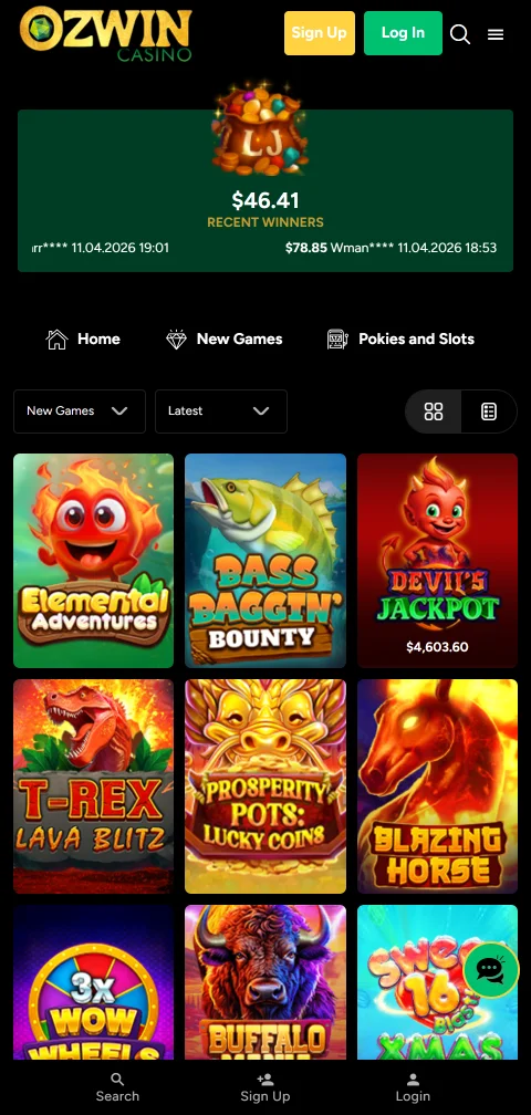 Experiencia de juego móvil optimizada en Ozwin Casino México con acceso completo a biblioteca