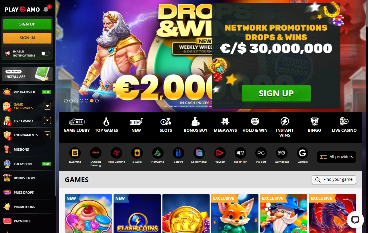 Análisis completo de PlayAmo Casino México incluyendo características, bonificación y métodos de pago