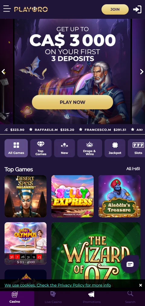 Acceso móvil optimizado de Playoro Casino México funcionando en navegador iOS y Android sin aplicación