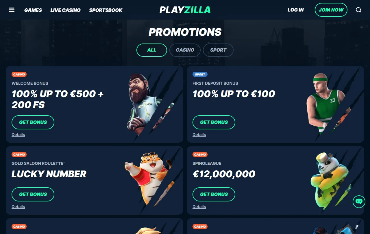 Tragamonedas, juegos de mesa y opciones de crupier en vivo disponibles en Playzilla Casino México