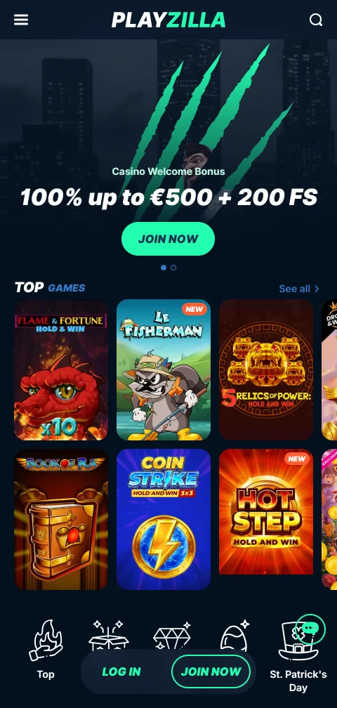Playzilla Casino México en dispositivos móviles - experiencia de juego y características de acceso