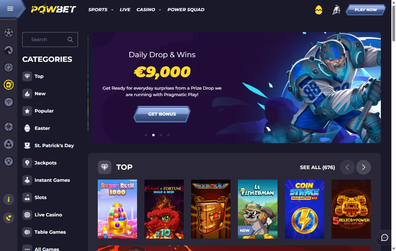 Bonificaciones de bienvenida y ofertas promocionales disponibles en Powbet Casino México