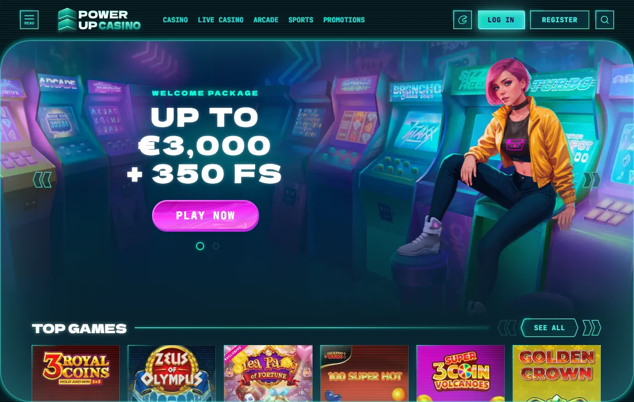 Powerup Casino México - interfaz completa de plataforma y análisis detallado para jugadores
