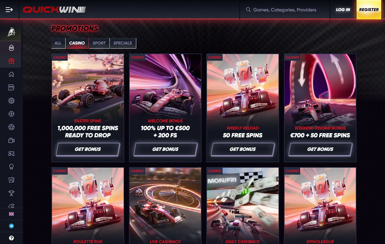 Bonos de bienvenida y promociones disponibles en QuickWin Casino México para nuevos jugadores