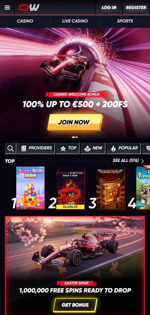 QuickWin Casino México experiencia móvil optimizada - juego en dispositivos iOS y Android