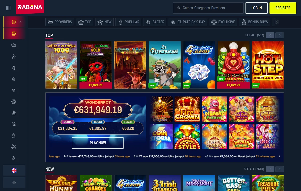 Ofertas de bonificación en Rabona Casino México - bono de bienvenida y promociones para nuevos jugadores