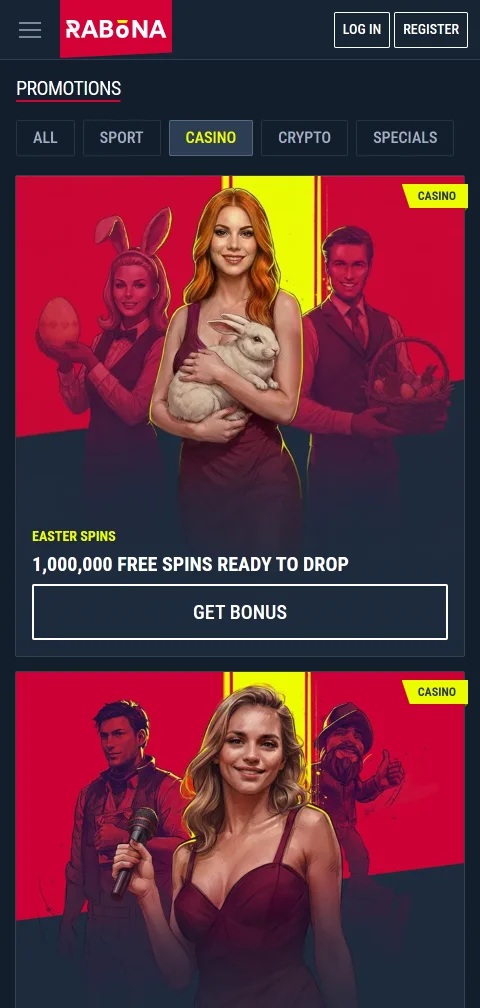 Opciones de depósito y retiro en Rabona Casino México - métodos de pago locales mexicanos en versión móvil