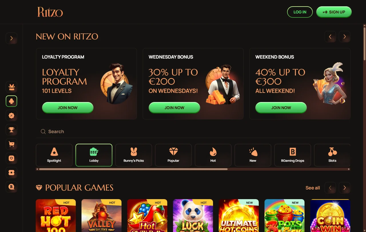 Reseña de Ritzo Casino México — análisis editorial completo verificado para jugadores mexicanos