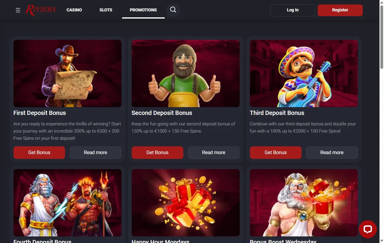 Estructura de bonificación y promociones disponibles en Riviera Casino México