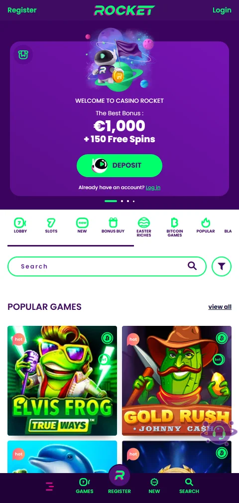 Rocket Casino México accesible desde dispositivo móvil con navegación optimizada y juegos completos