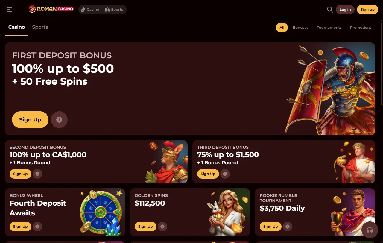 Catálogo de juegos y proveedores en Roman Casino México incluyendo Pragmatic Play y Evolution Gaming