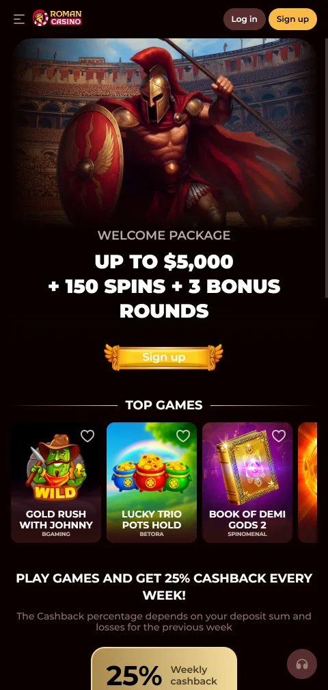 Aplicación móvil de Roman Casino México optimizada para iOS y Android con acceso completo a juegos