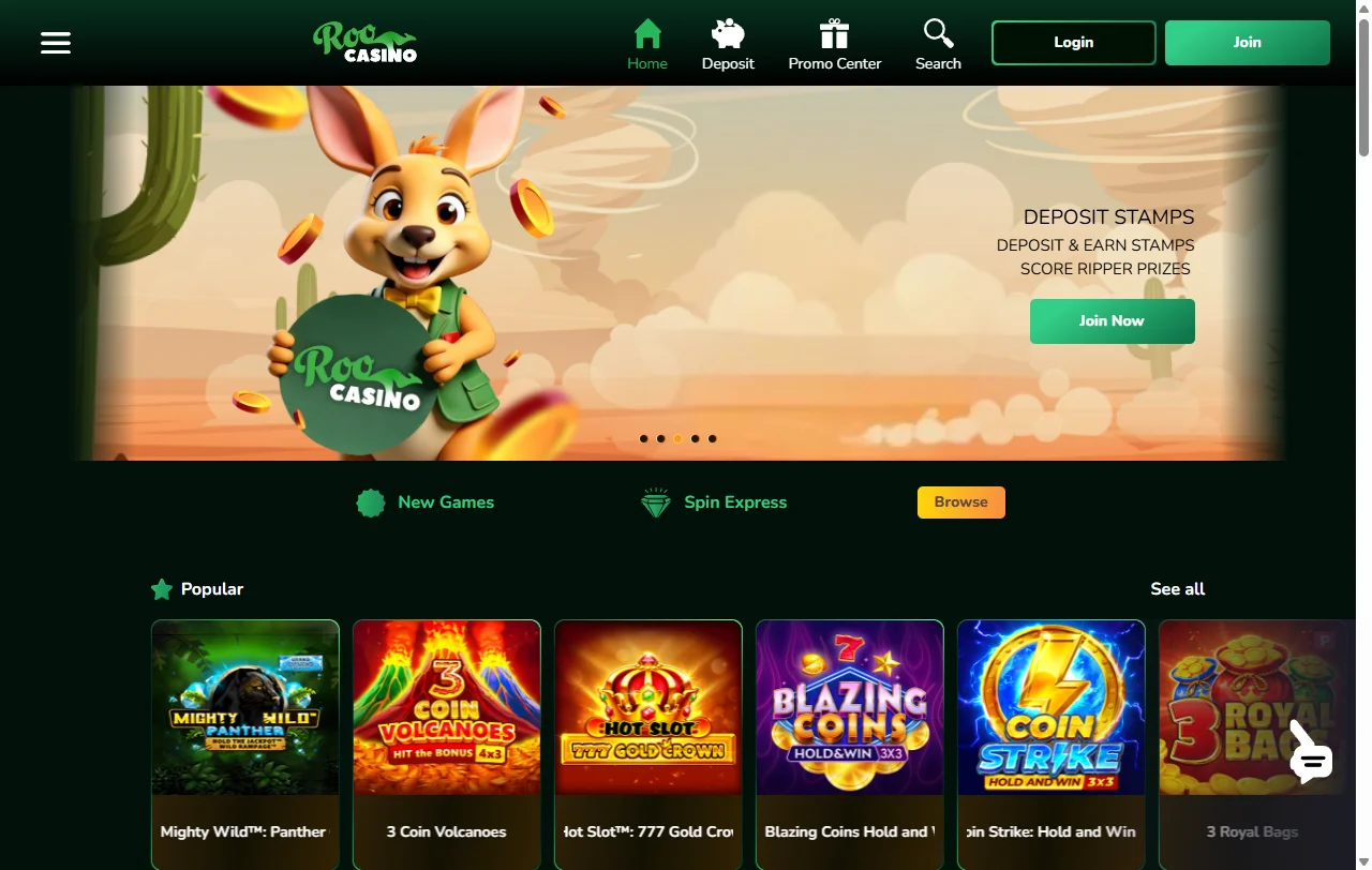 Análisis completo de Roo Casino México mostrando interfaz principal y opciones de navegación