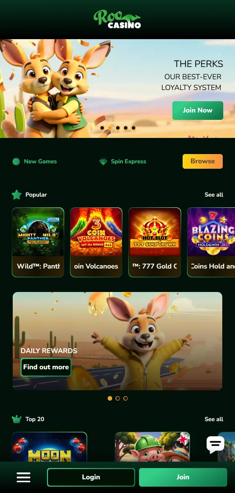 Acceso móvil a Roo Casino México desde smartphone con navegador optimizado sin aplicación nativa