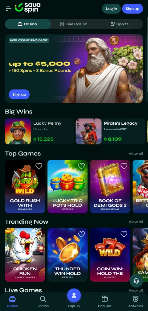 Acceso móvil optimizado a Savaspin Casino México con aplicación web progresiva sin descarga