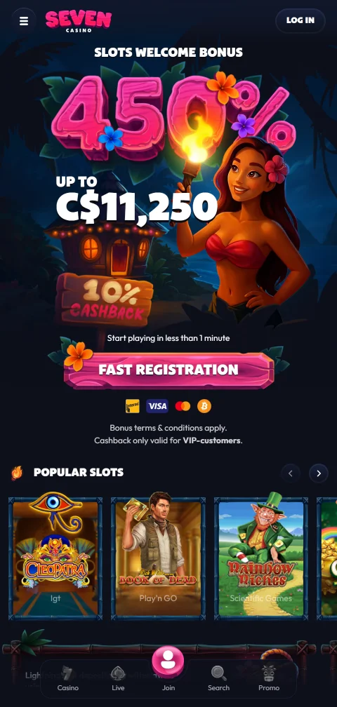 Acceso móvil completo a Seven Casino México sin aplicación nativa requerida