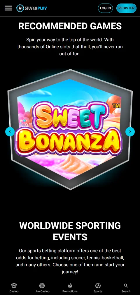 Experiencia de juego móvil en SilverPlay Casino México desde navegador responsivo
