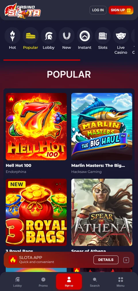 Métodos de pago en Slota Casino México incluyendo depósitos y retiros para jugadores mexicanos