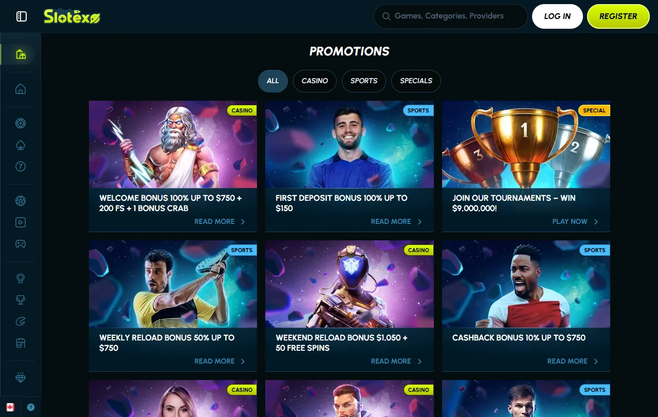 Bonos y promociones disponibles en Slotexo Casino México - bienvenida y ofertas recurrentes