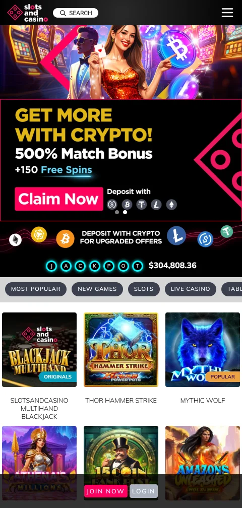 SlotsAndCasino México accesible en dispositivos móviles iOS y Android con aplicación nativa optimizada