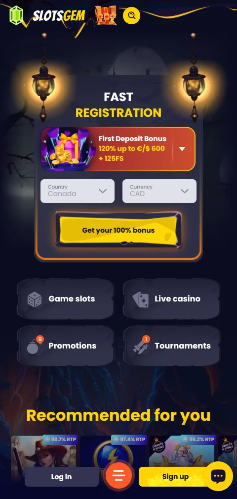 Slotsgem Casino México accesible en navegador móvil optimizado para Android e iOS sin requerir descarga de aplicación nativa