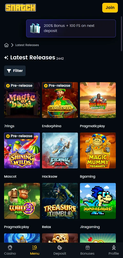 Métodos de depósito y retiro en Snatch Casino México para jugadores mexicanos