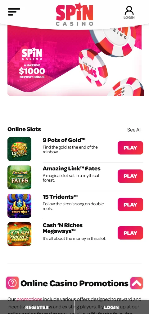 Spin Casino México accesible en dispositivos móviles — experiencia de juego completa y funciones