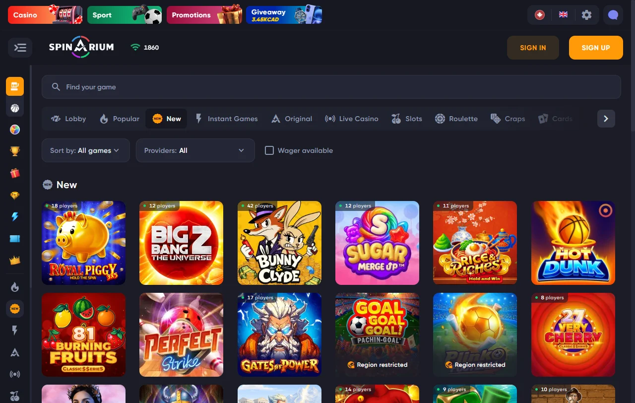 Bonos y promociones de Spinarium Casino México incluyendo bienvenida de 150% hasta 2,500 MXN
