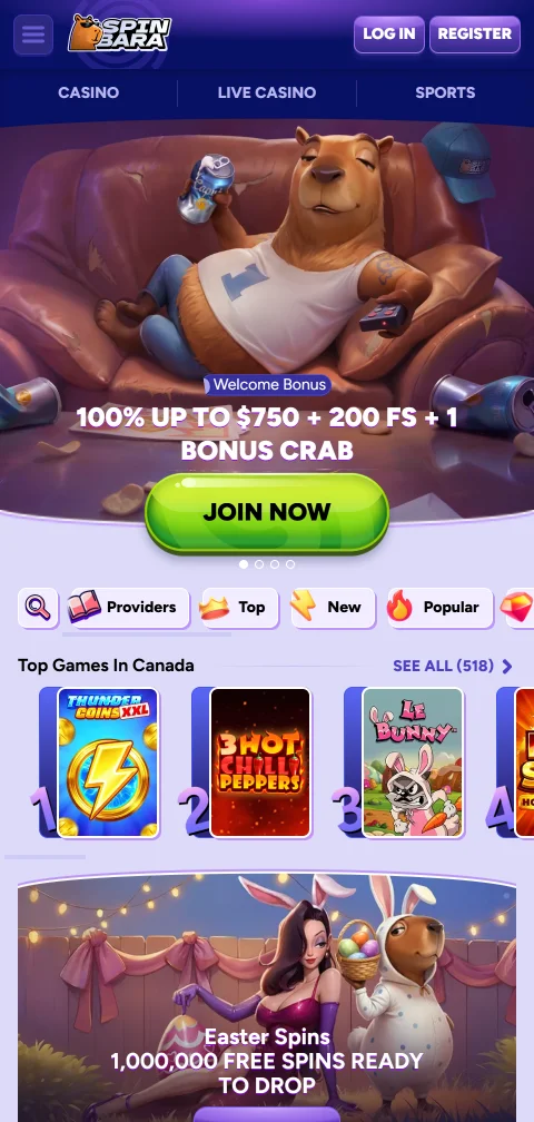 Interfaz responsive de SpinBara Casino México optimizada para juego en dispositivos móviles