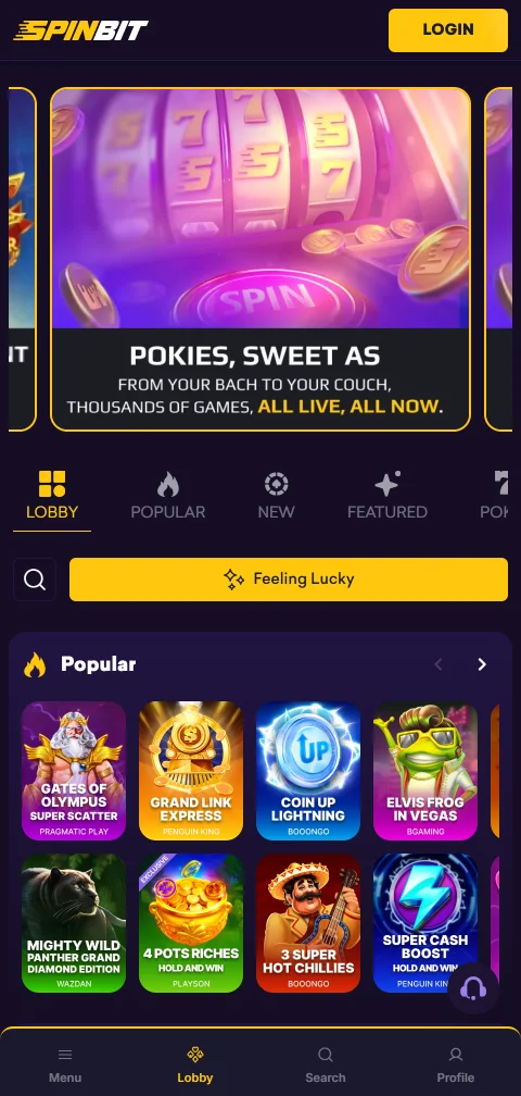 Experiencia de juego optimizada para dispositivos móviles en Spinbit Casino México sin aplicación requerida