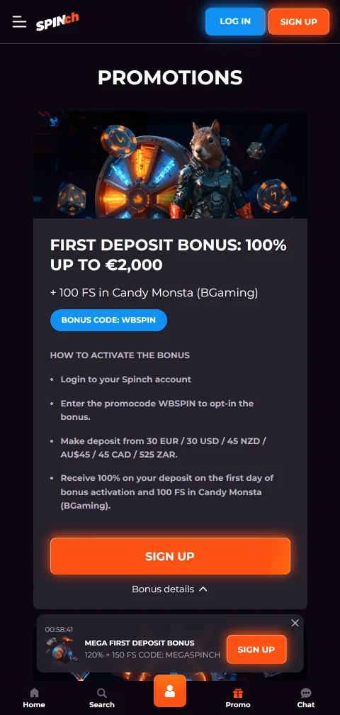 Métodos de depósito y retiro disponibles en Spinch Casino México para jugadores mexicanos