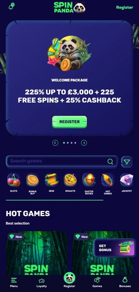 Acceso móvil completo a SpinPanda Casino México mediante navegador sin aplicación descargable requerida