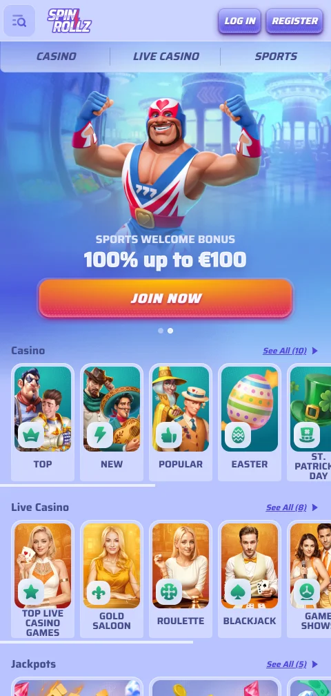 SpinRollz Casino México accesible en cualquier dispositivo móvil con versión responsiva