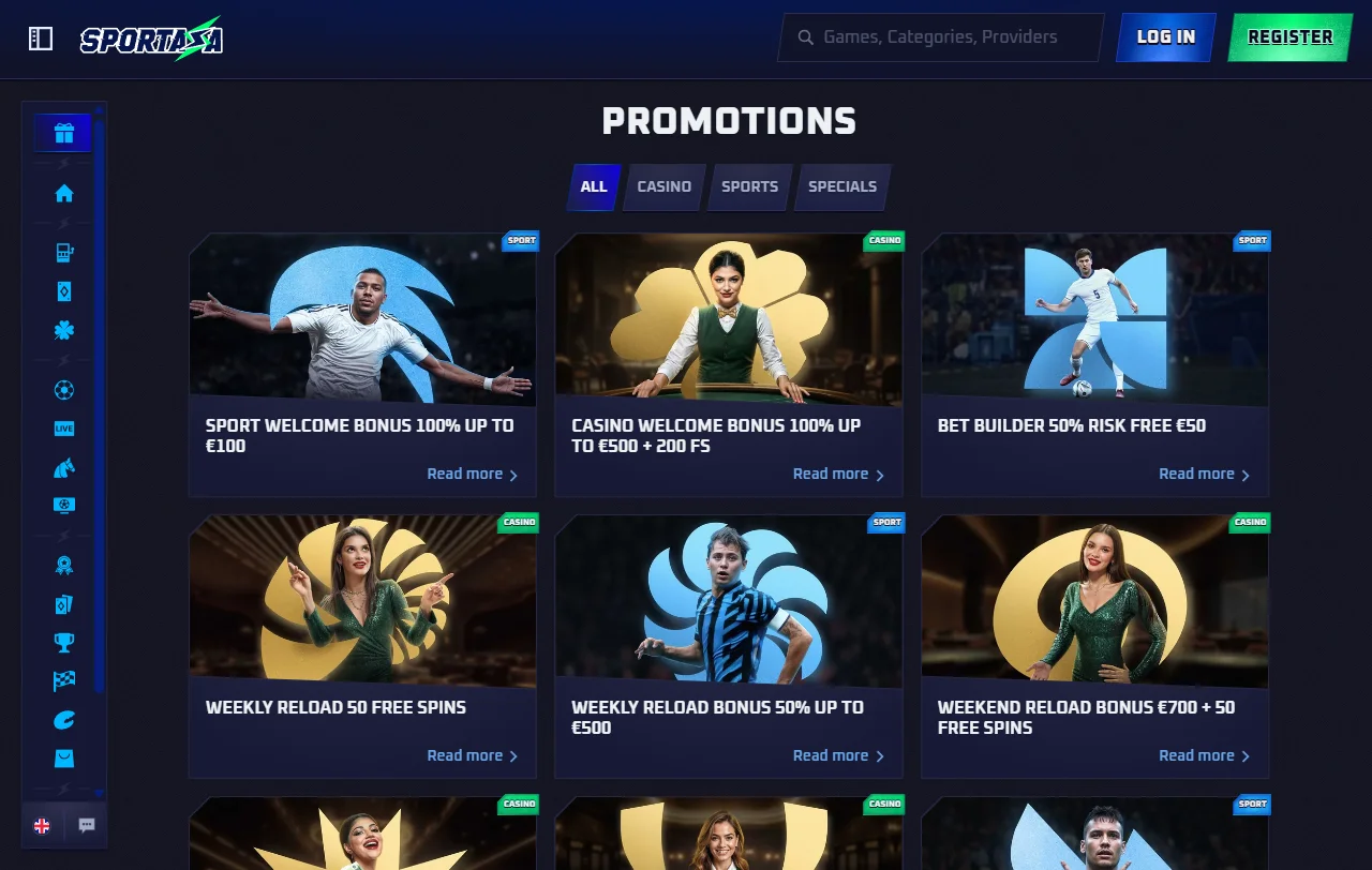 Ofertas de bonificación y promociones disponibles en Sportaza Casino México para nuevos jugadores