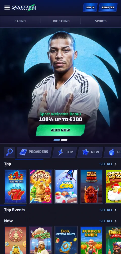 Acceso móvil a Sportaza Casino México con experiencia de navegador optimizada para dispositivos smartphone