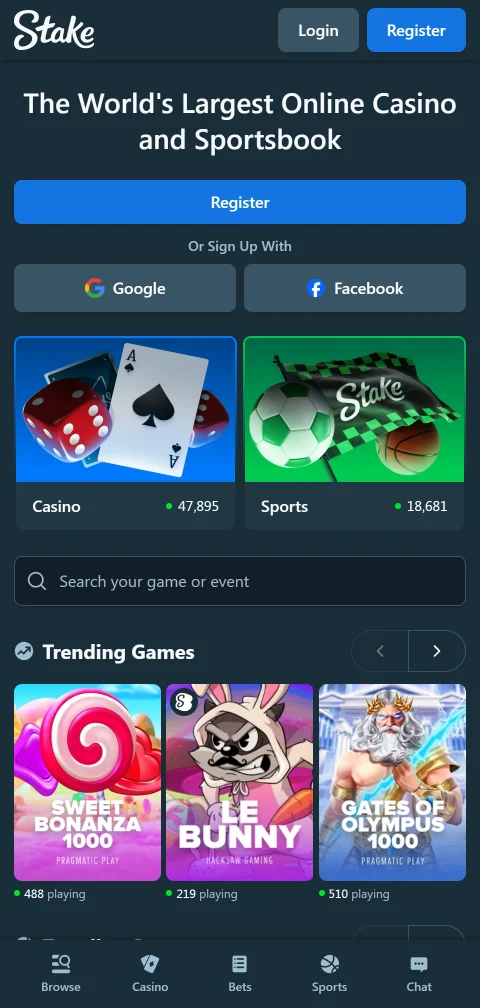 Stake Casino México en dispositivos móviles - experiencia de juego optimizada para iOS y Android