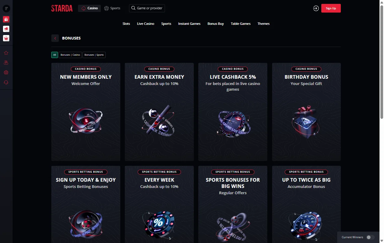 Catálogo de juegos y proveedores en Starda Casino México — tragamonedas, mesa y entretenimiento en vivo