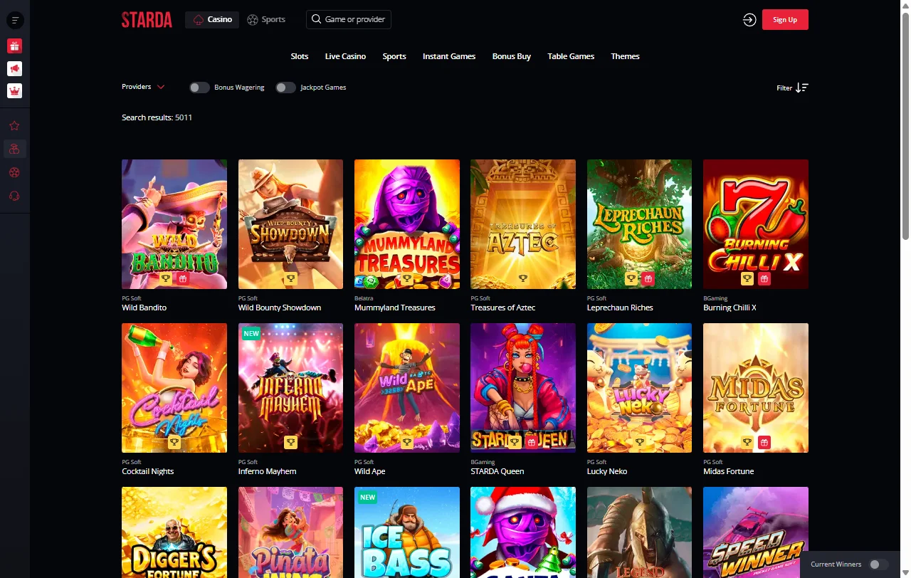 Bonos de bienvenida y promociones periódicas ofrecidas por Starda Casino México para nuevos jugadores