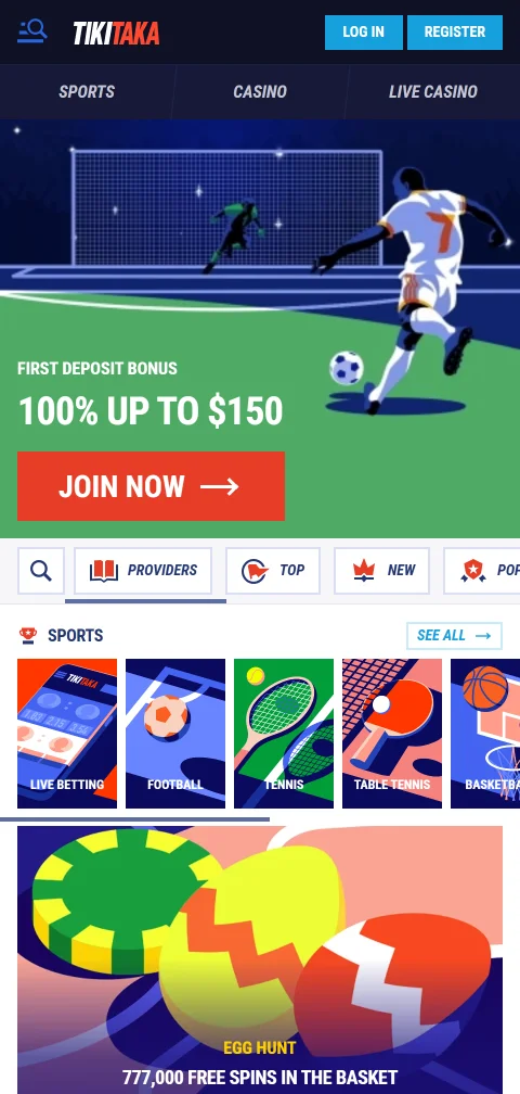 Versión móvil optimizada de TikiTaka Casino México accesible mediante navegador web en dispositivos Android e iOS
