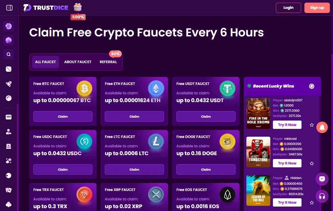 Catálogo de juegos y proveedores de software en Trust Dice Casino México incluyendo Pragmatic Play y Evolution