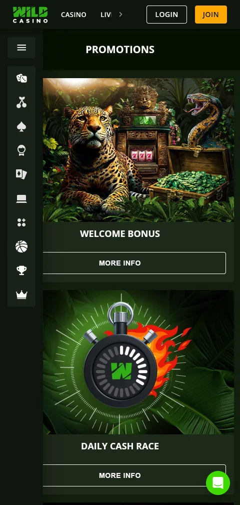 Métodos de depósito y retiro disponibles en Wild Casino México para México