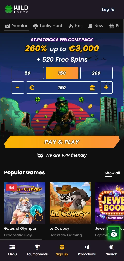 Experiencia móvil optimizada de Wild Tokyo Casino México accesible desde navegador iOS y Android sin descarga de aplicación