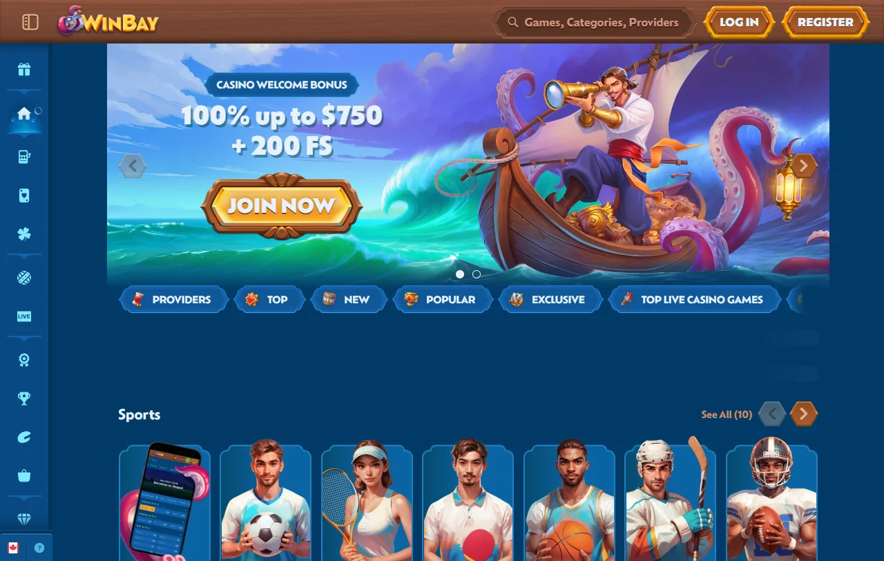 WinBay Casino México - plataforma completa de juegos en línea con 2,500+ títulos para jugadores mexicanos