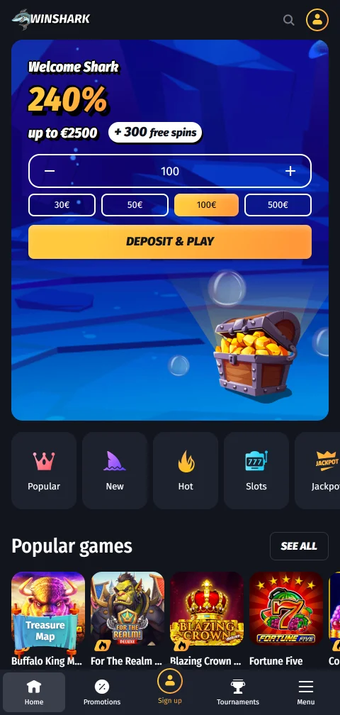 Experiencia de juego móvil optimizada en Winshark Casino México sin aplicación requerida
