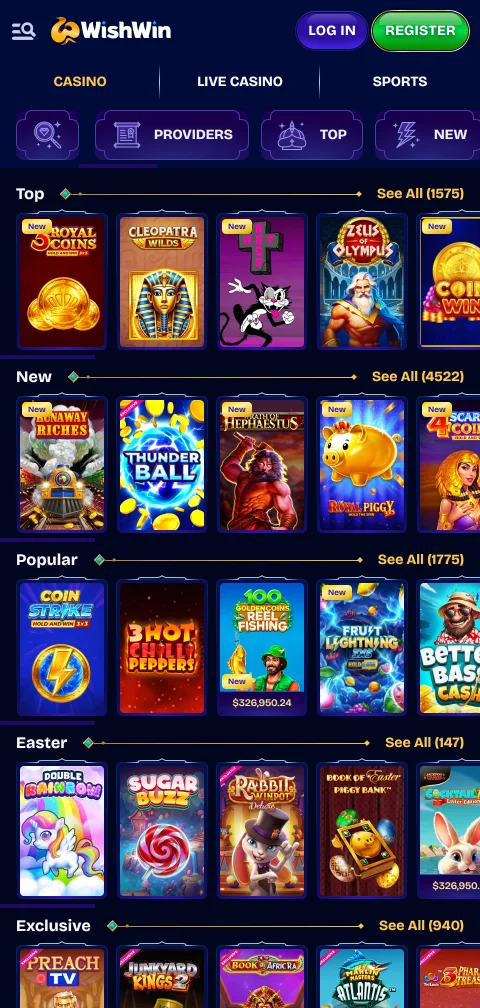 Métodos de depósito y retiro disponibles en Wishwin Casino México