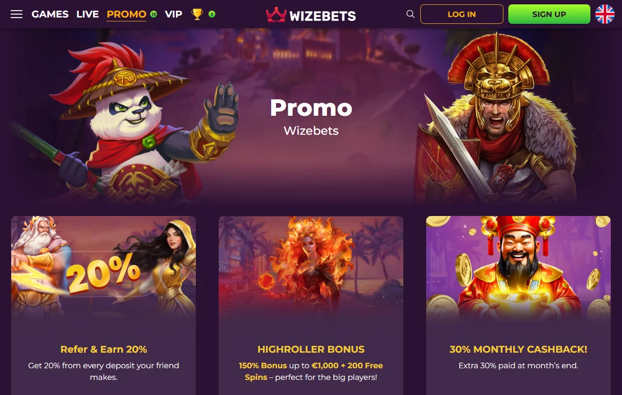 Ofertas de bonificación y promociones activas en Wizebets Casino México para nuevos jugadores